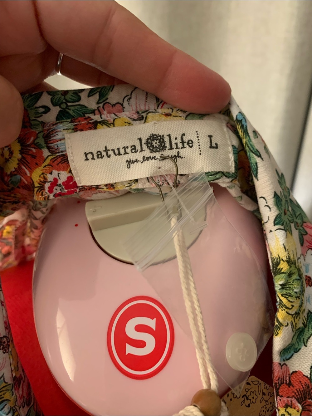 NATURAL LIFE Pink Multi Floral Tiered Maxi Dress - Picture 11 of 15